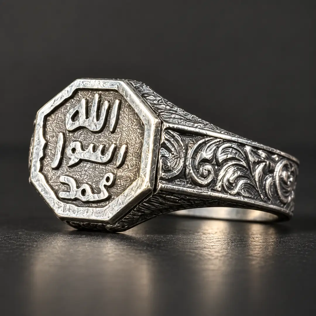 Mühr-ü Şerif – Peygamber Mührü Gümüş Yüzük